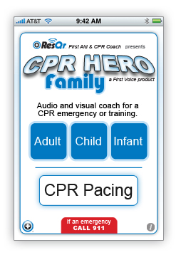CPR Hero screen
